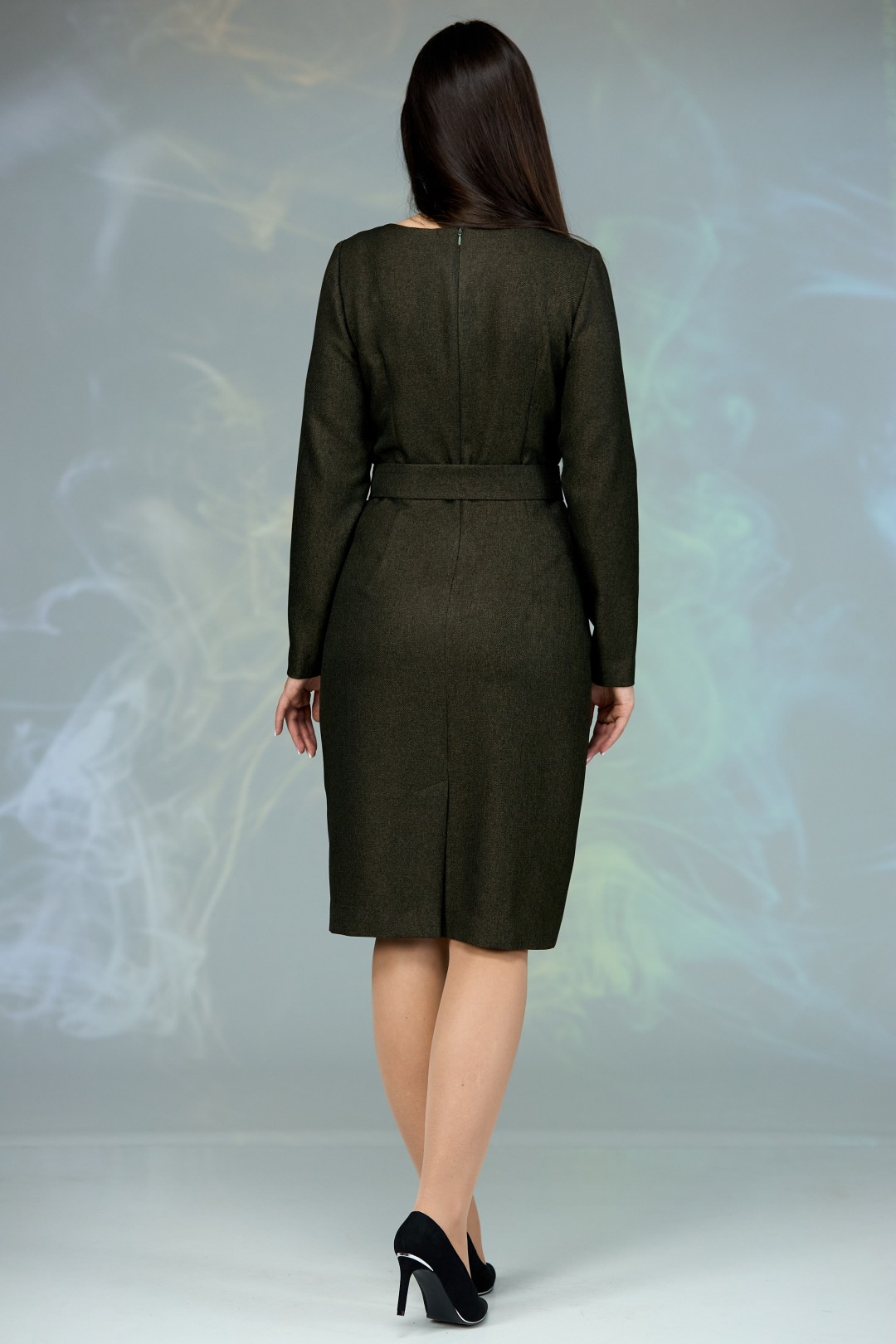 Платье Angelina & Company 627 темный хаки