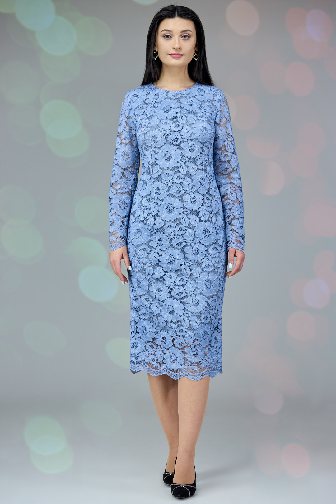 Платье Angelina & Company 647 голубой