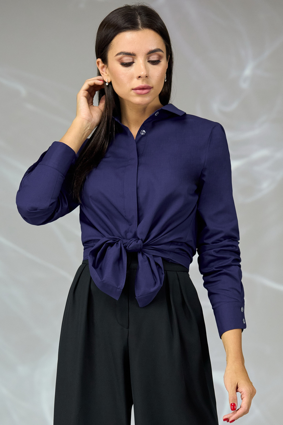Блузка Angelina & Company 661ts	темно-синий