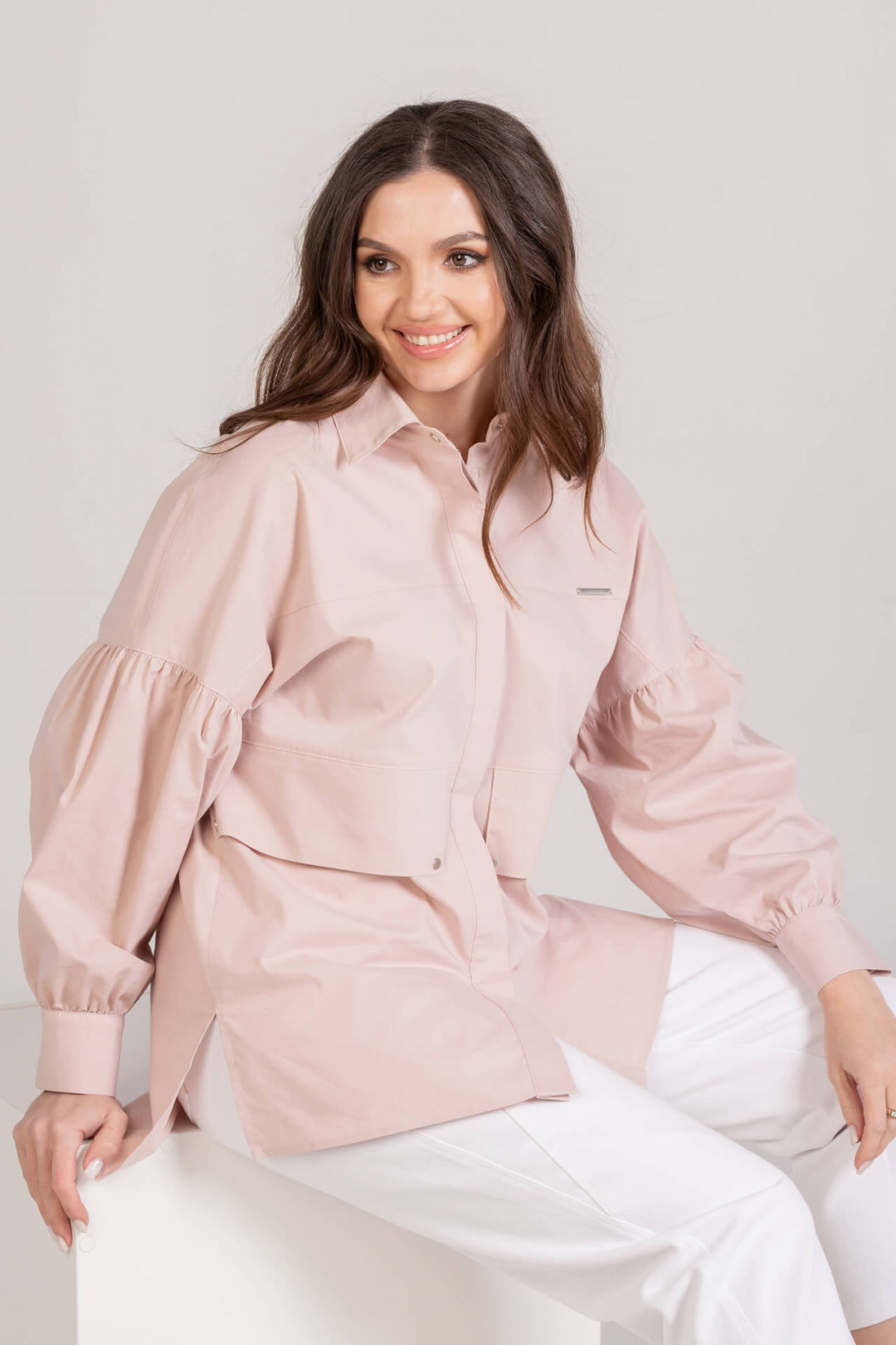 Блузка MISLANA WOMEN 714 розовый