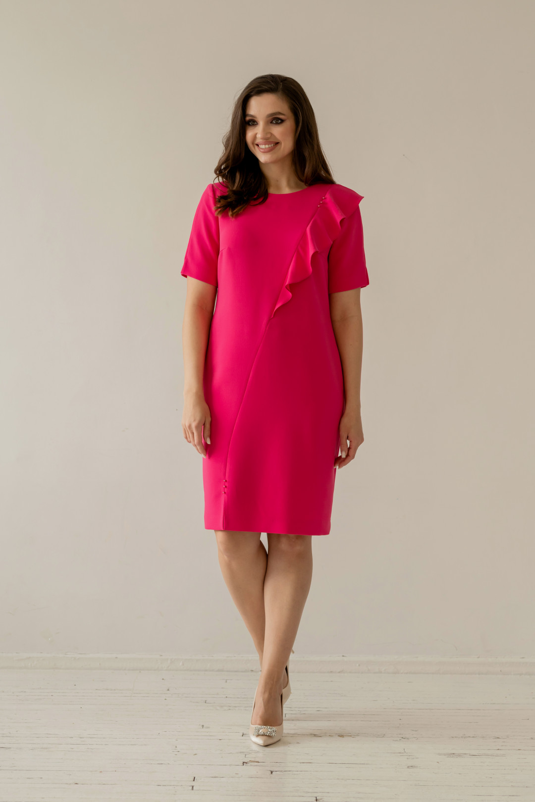 Платье MISLANA WOMEN 792 розовый