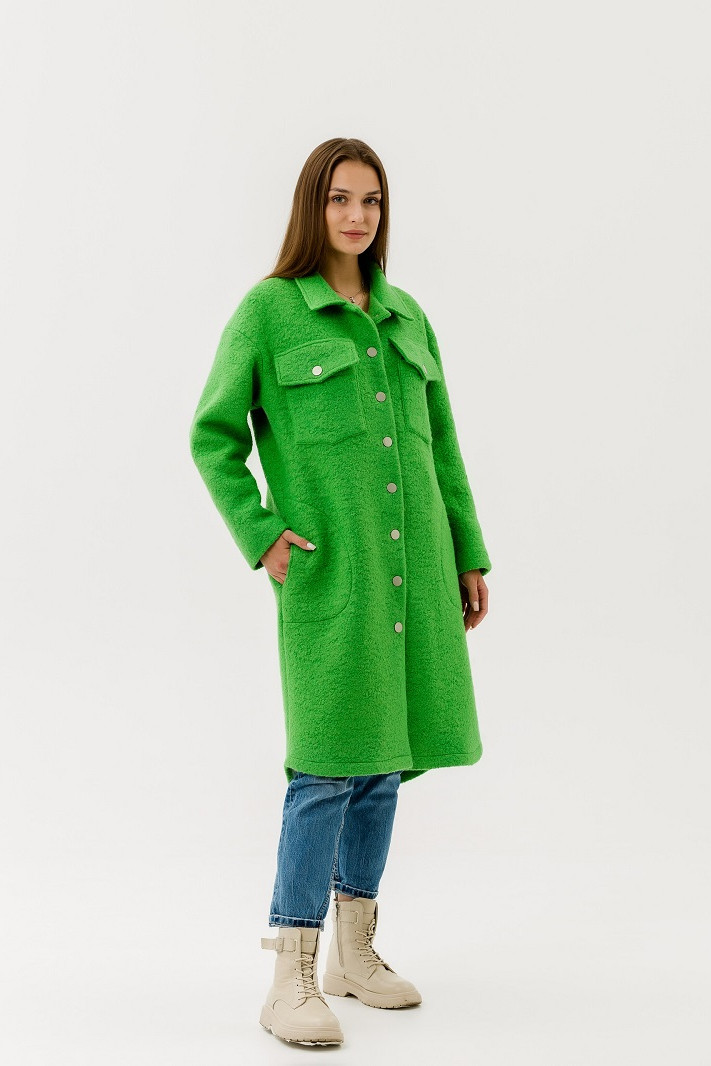 Пальто ATELERO 1065 зеленый