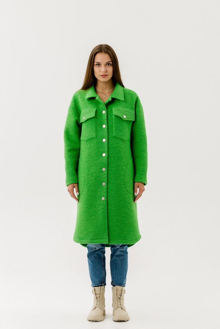 Пальто ATELERO 1065 зеленый