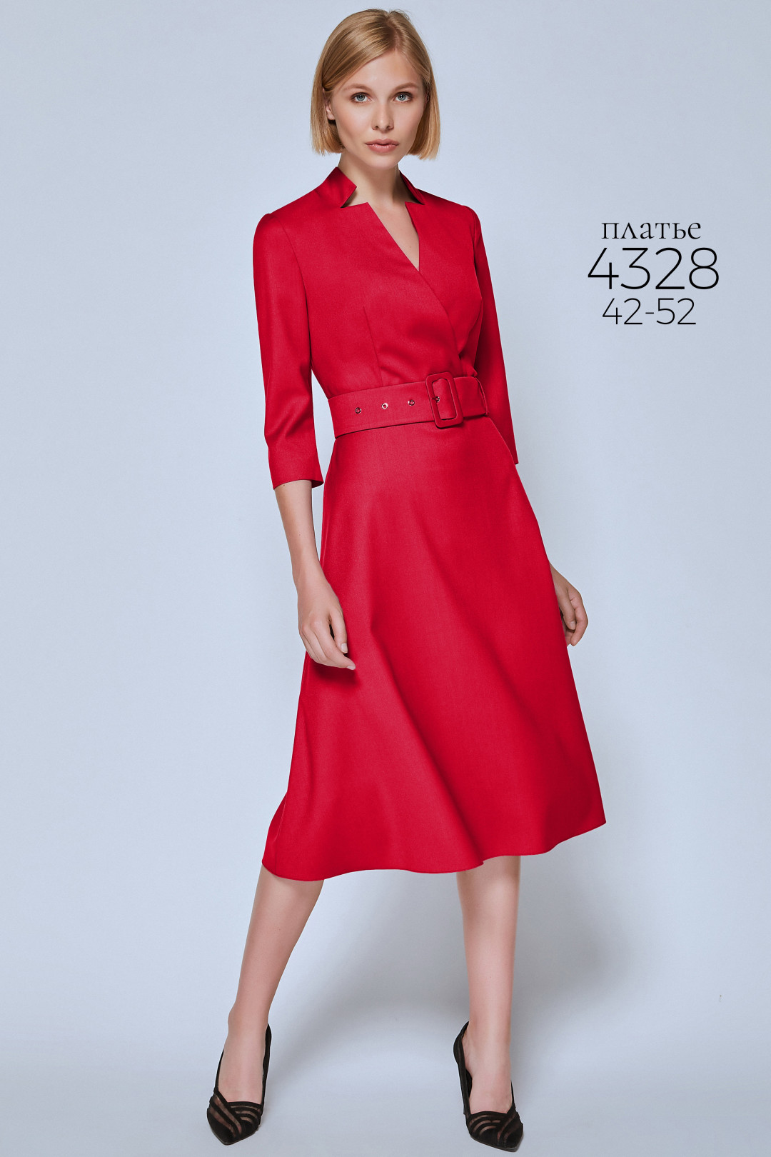 Платье Bazalini 4328 красный