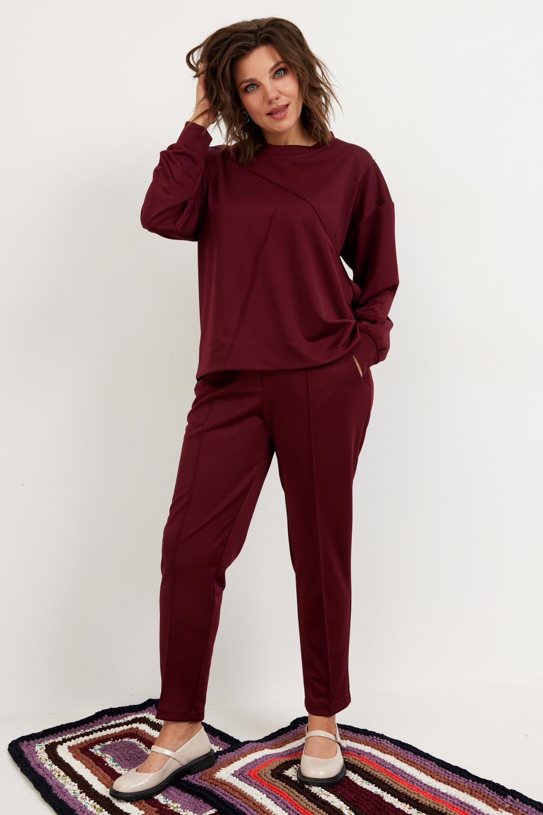 Костюм BegiModa 3100 вишня - фото 4