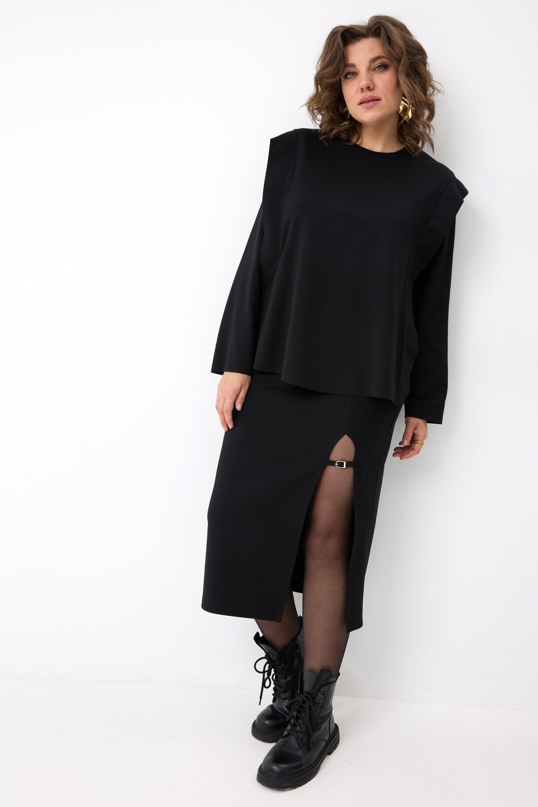 Костюм BegiModa 3101 черный - фото 1