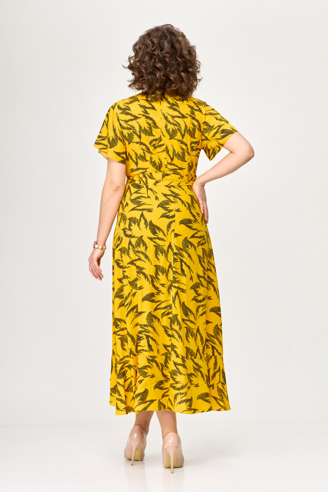 Платье BonnaImage 815 желтый листики