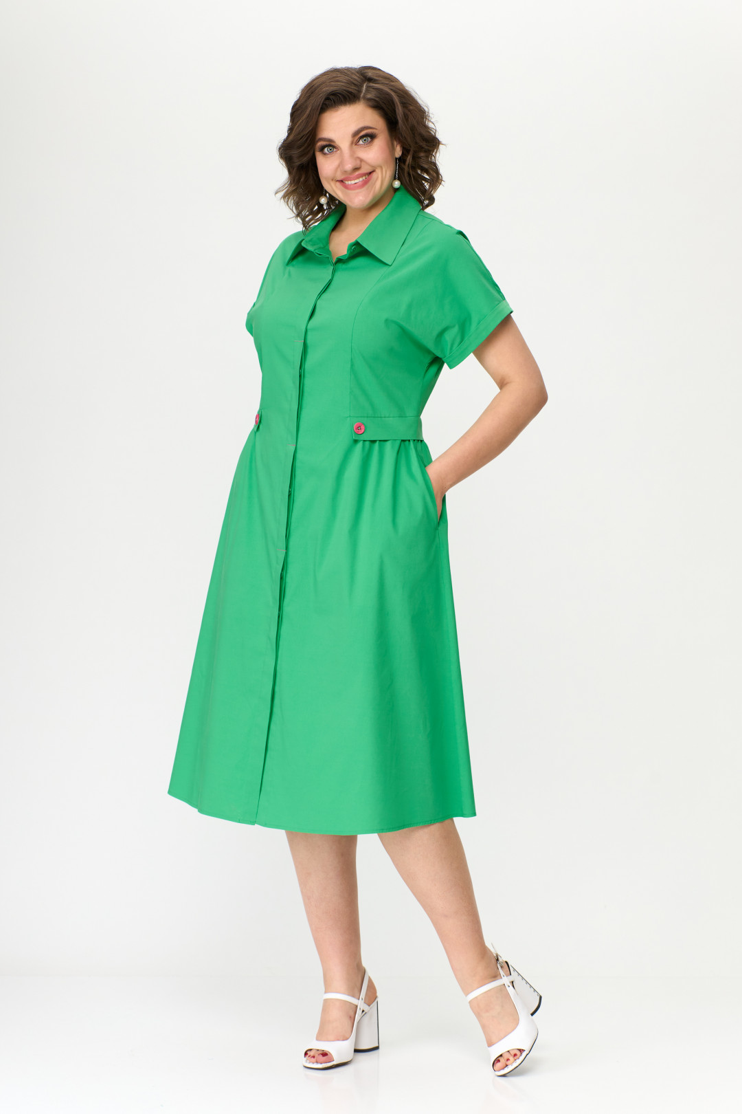 Платье BonnaImage 824-1 зеленый