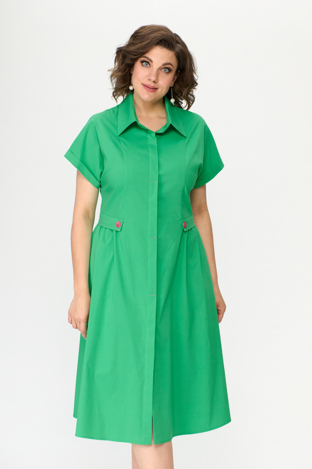Платье BonnaImage 824-1 зеленый
