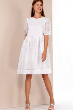 Платье Dava 152 белый
