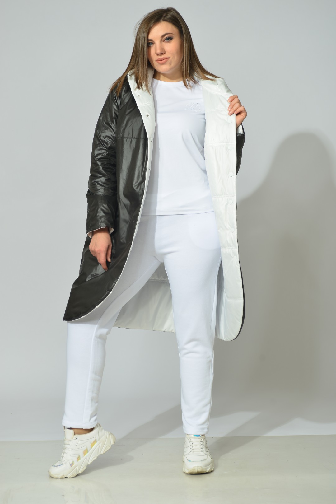 Куртка Diomant 1328 бело-черный