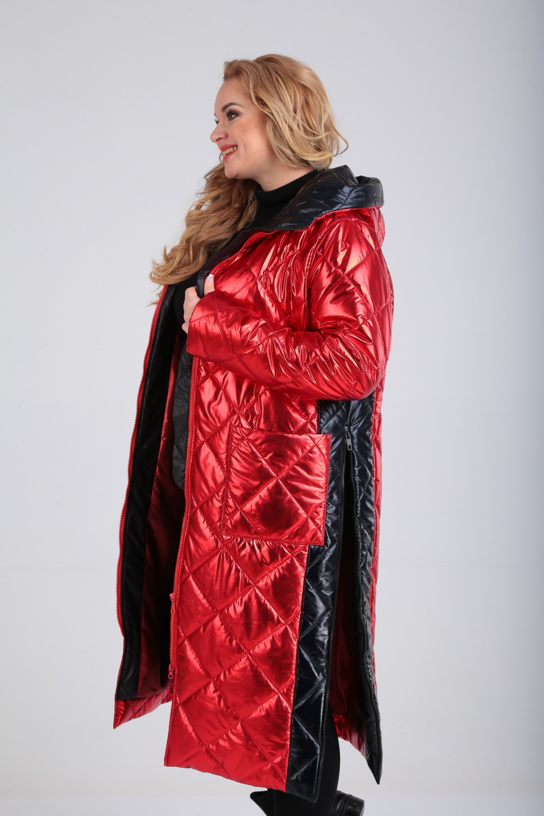 Пальто Diomant 1603 красный