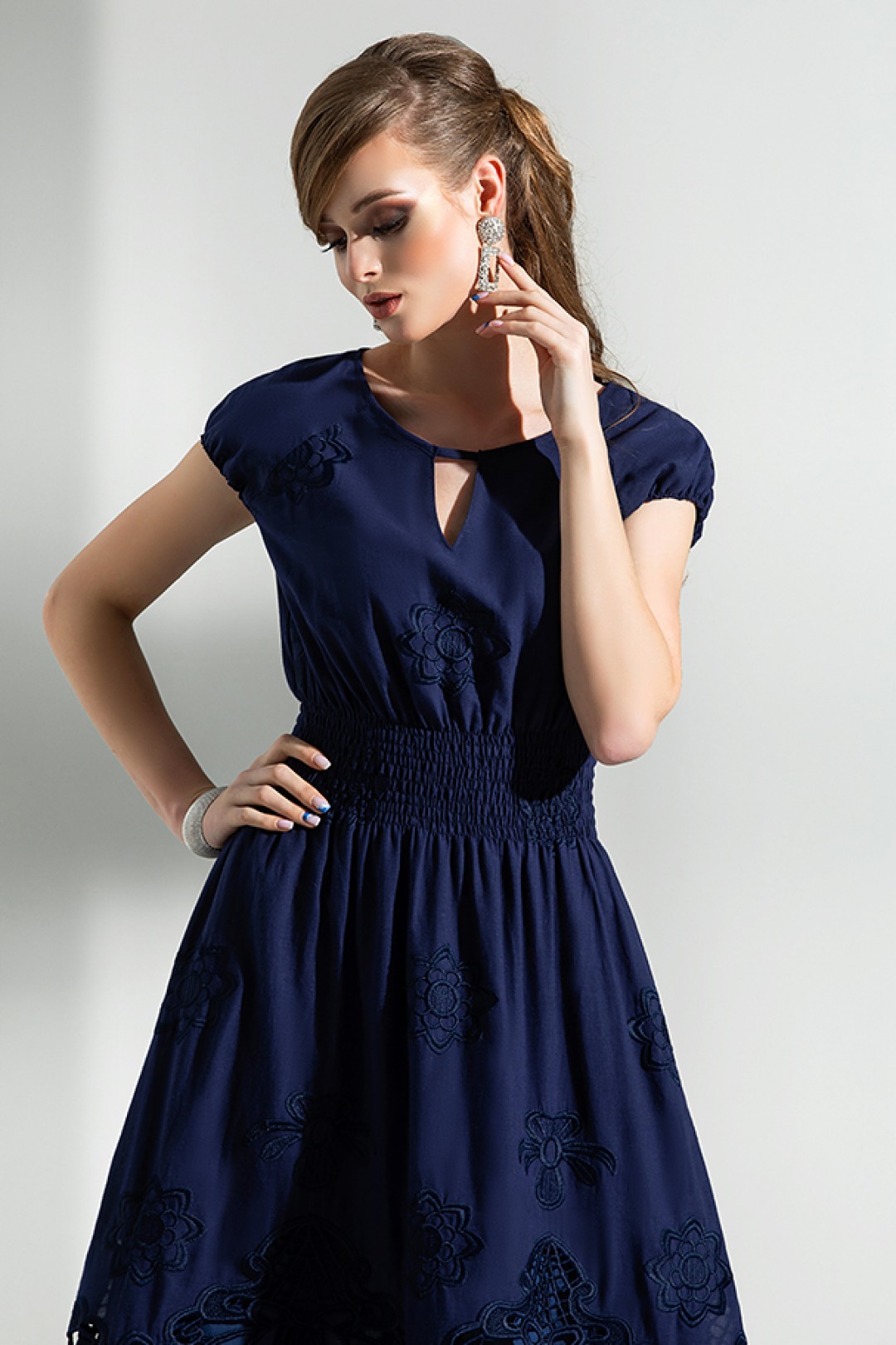 Платье Дива 1286-1 синий