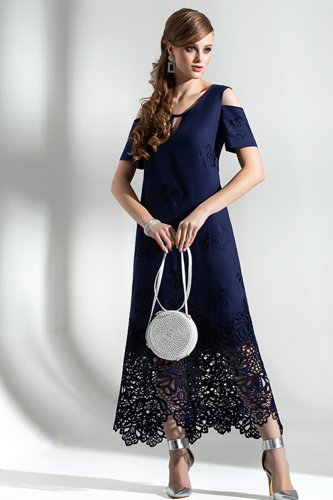 Платье Дива 1287-1 синий