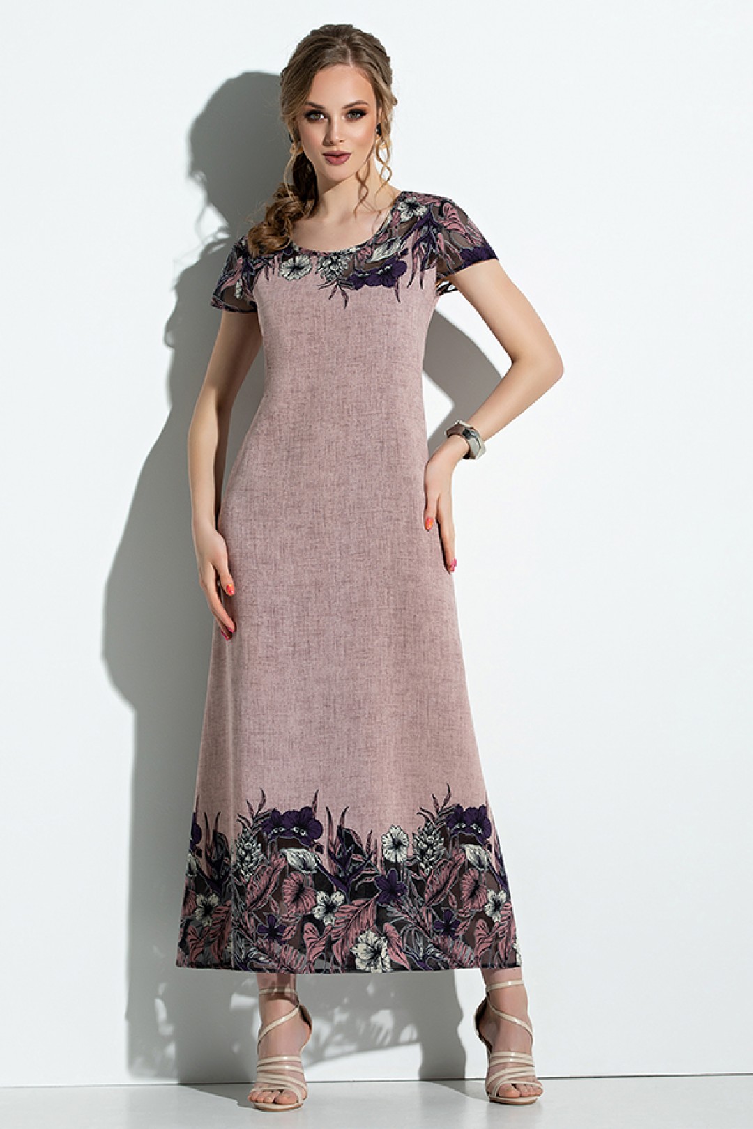 Платье Дива 1300-1 клевер