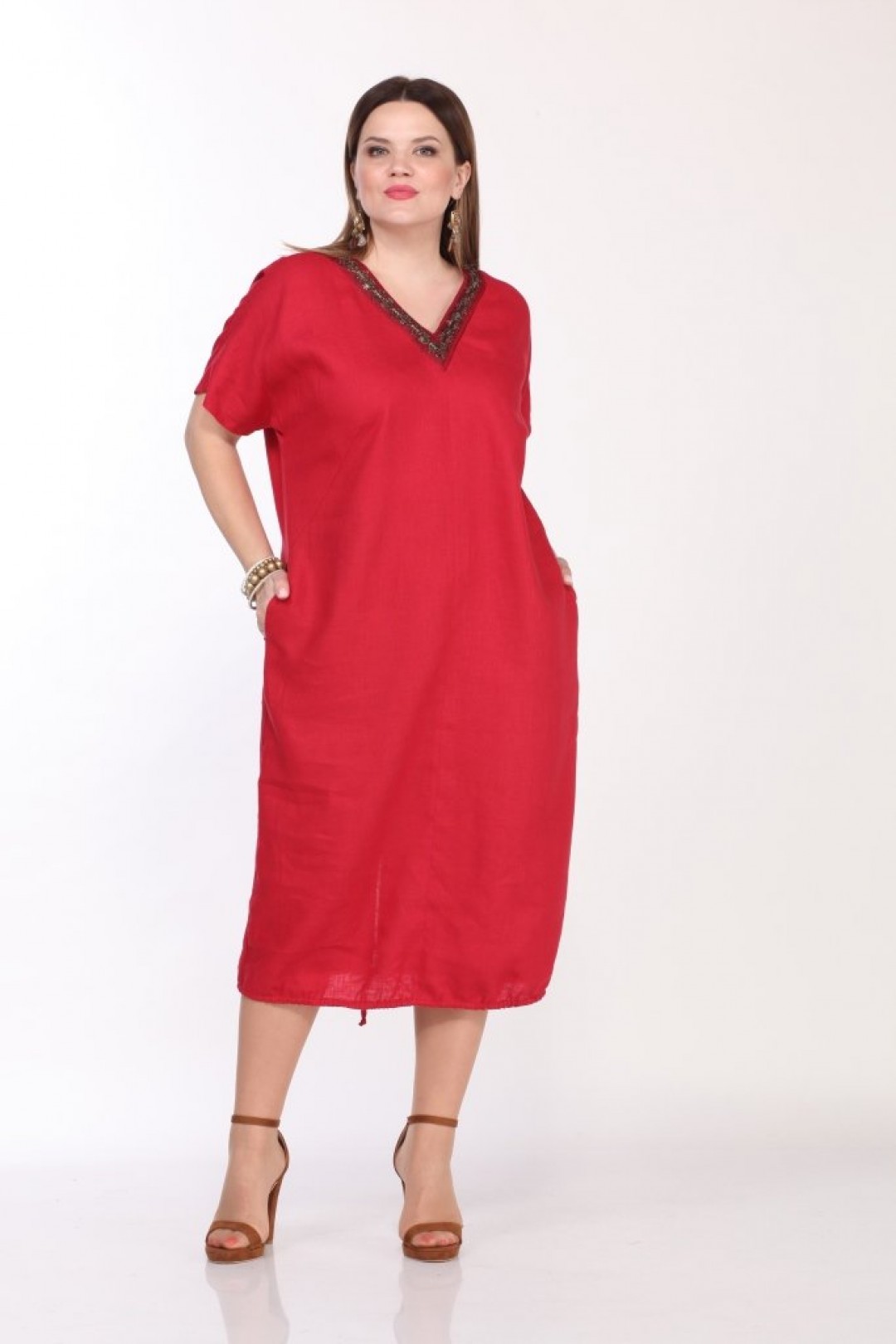 Платье Djerza 1298 красный