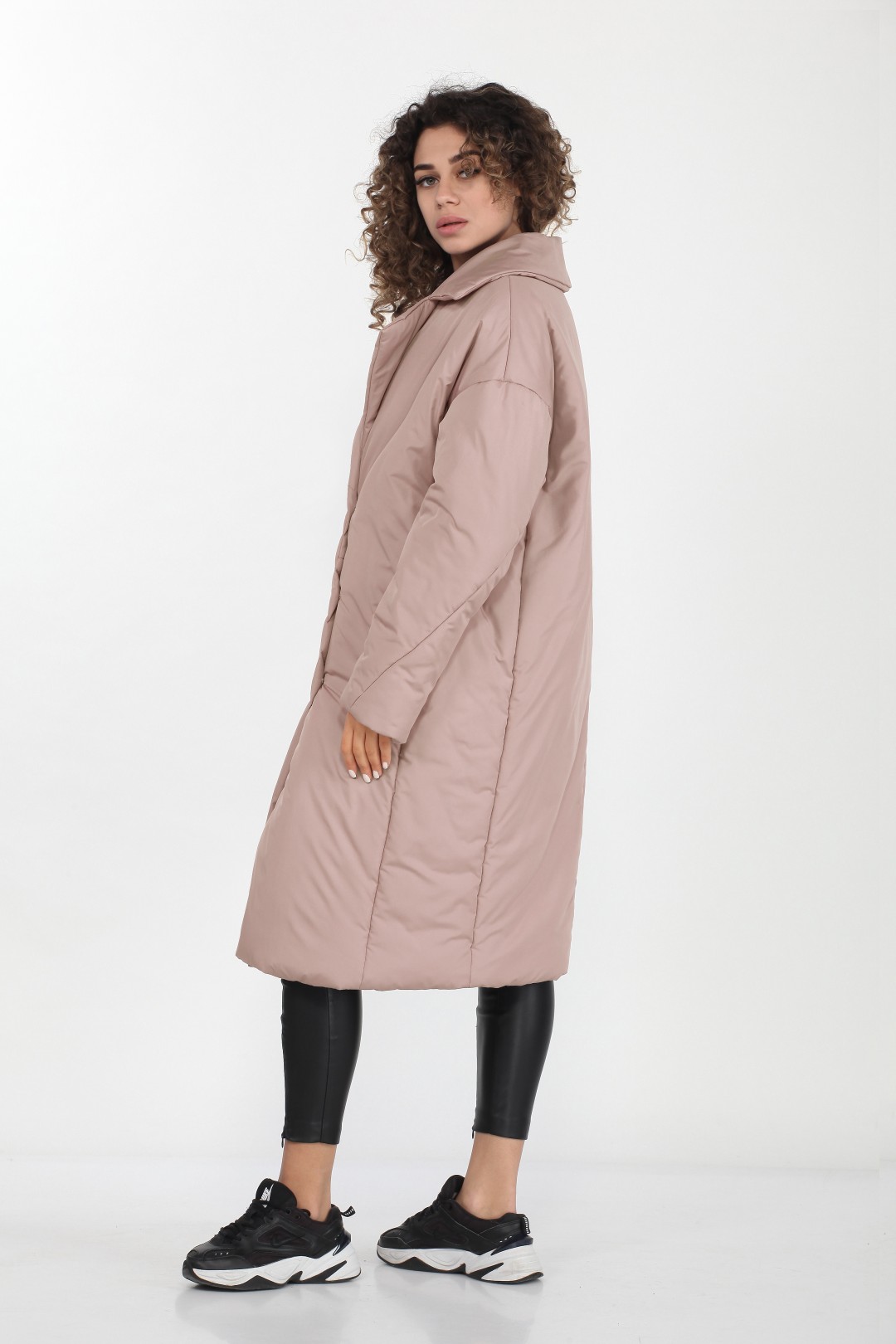 Пальто DOGGI 6300 бежево-розовый