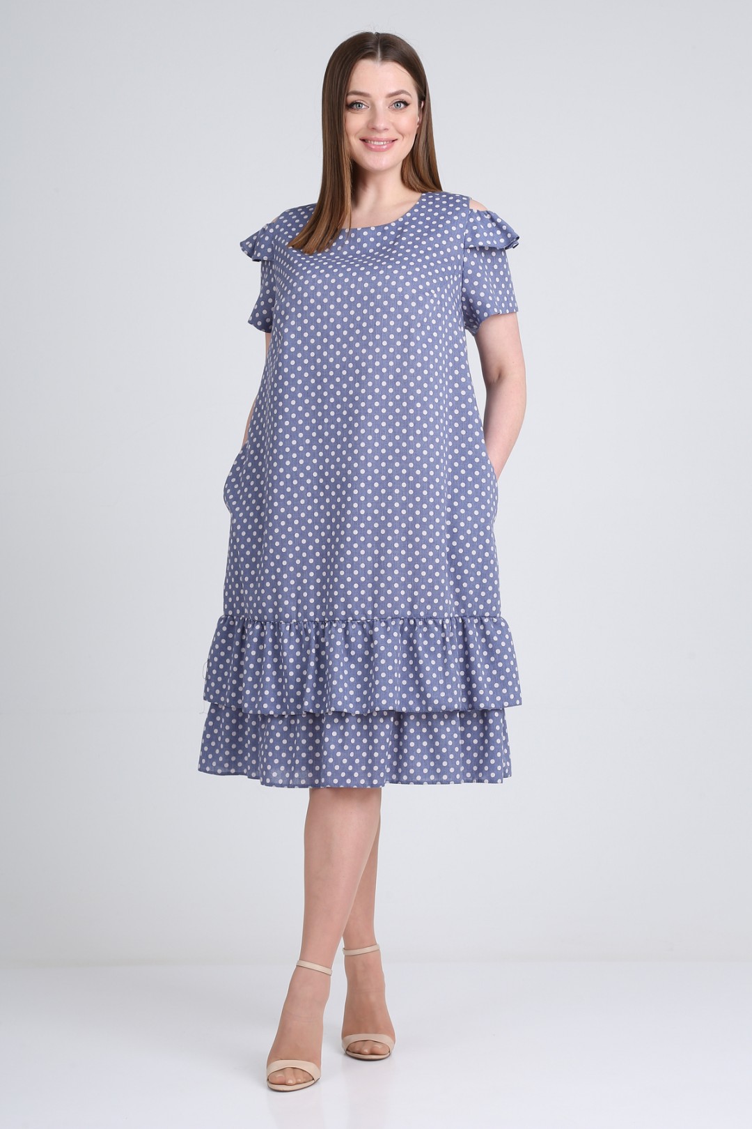 Платье Elga 01-700 синий