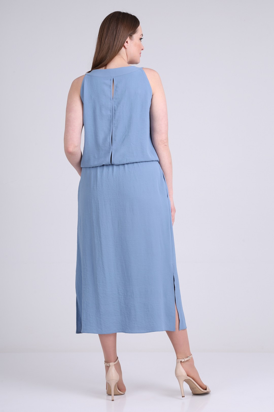 Платье Elga 01-706 голубой