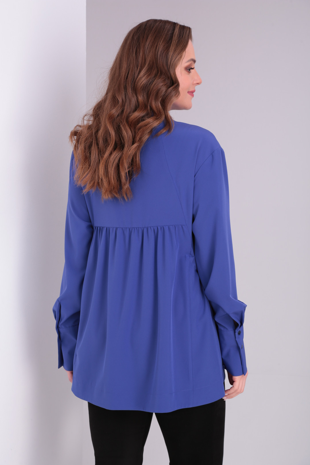Рубашка Элль-стиль 526 сине-фиолетовый