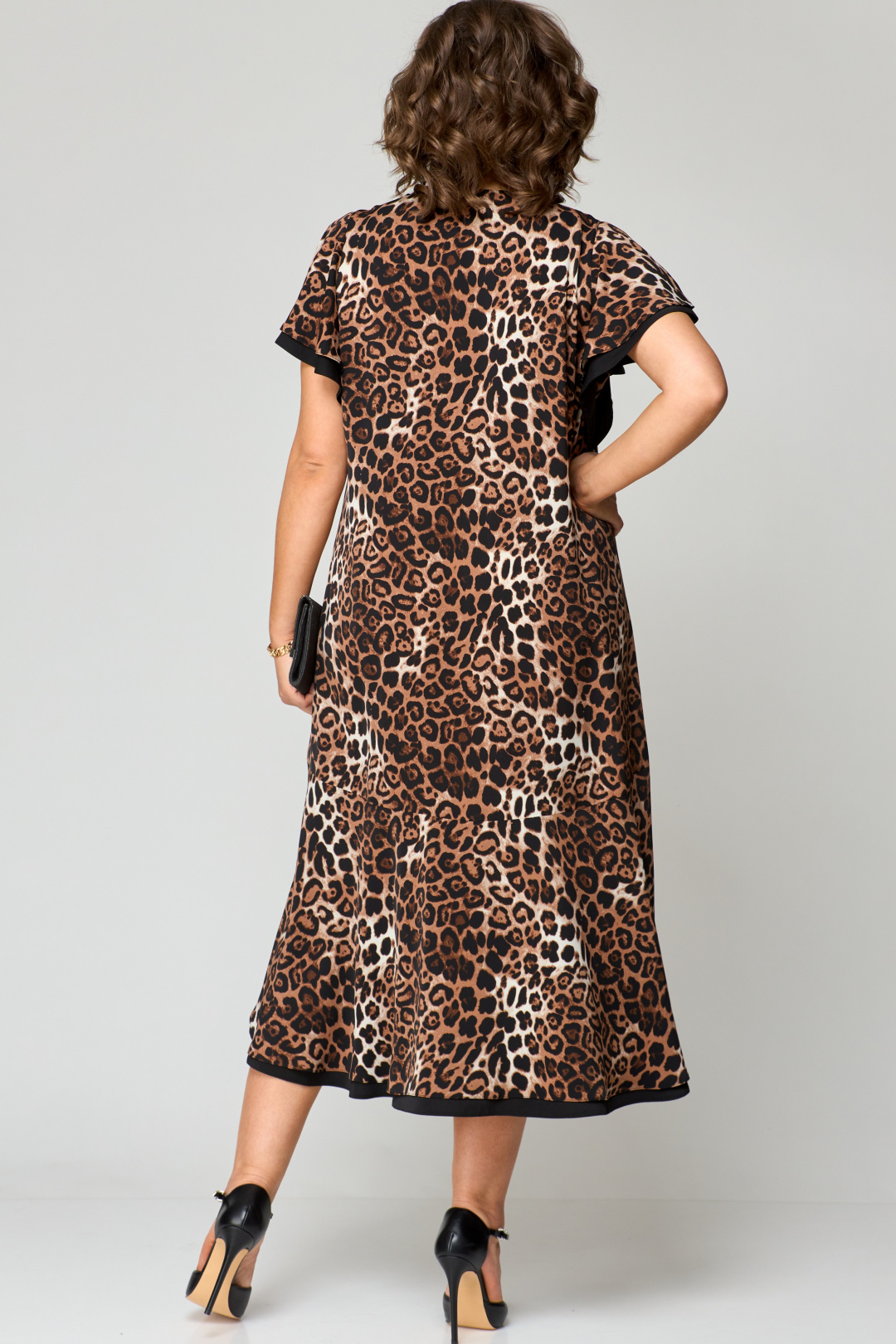 Платье EVA GRANT 7223 леопард принт