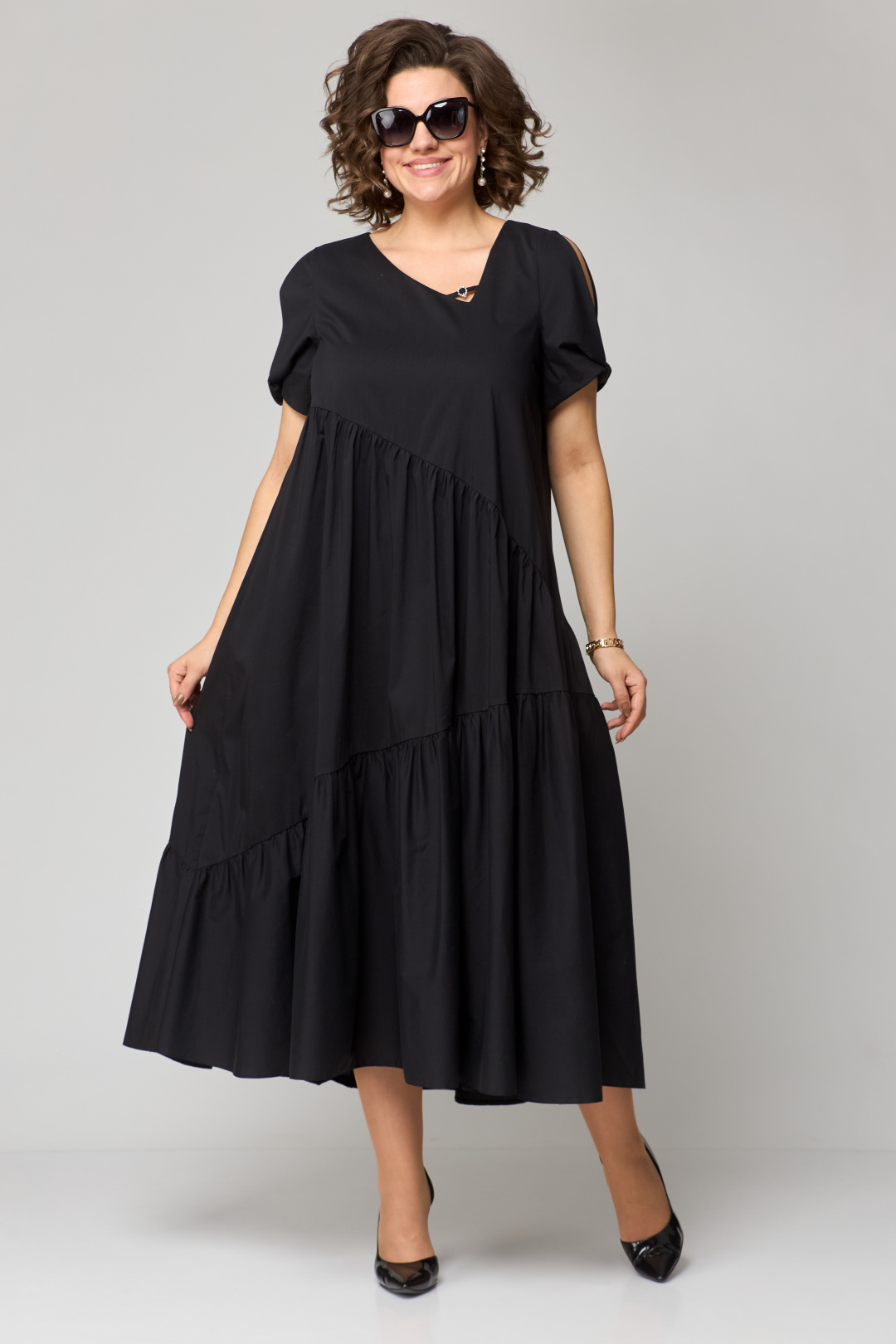 Платье EVA GRANT 7303 черный