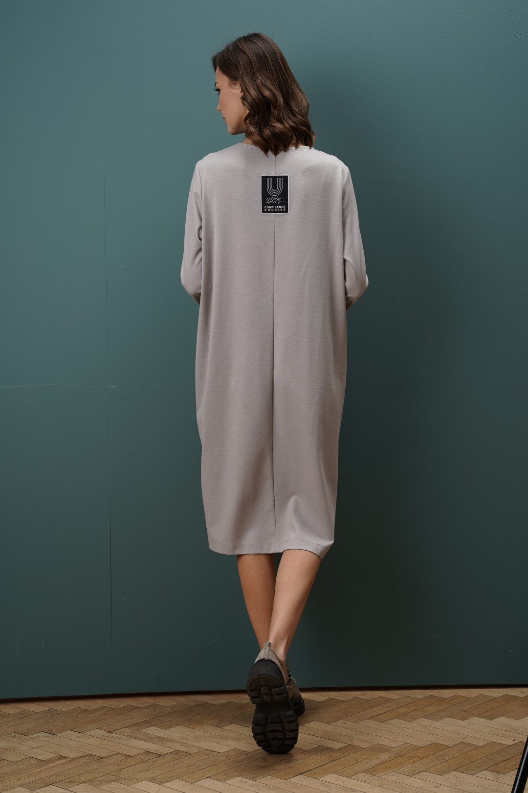 Платье Фантазия Мод 4093 серый
