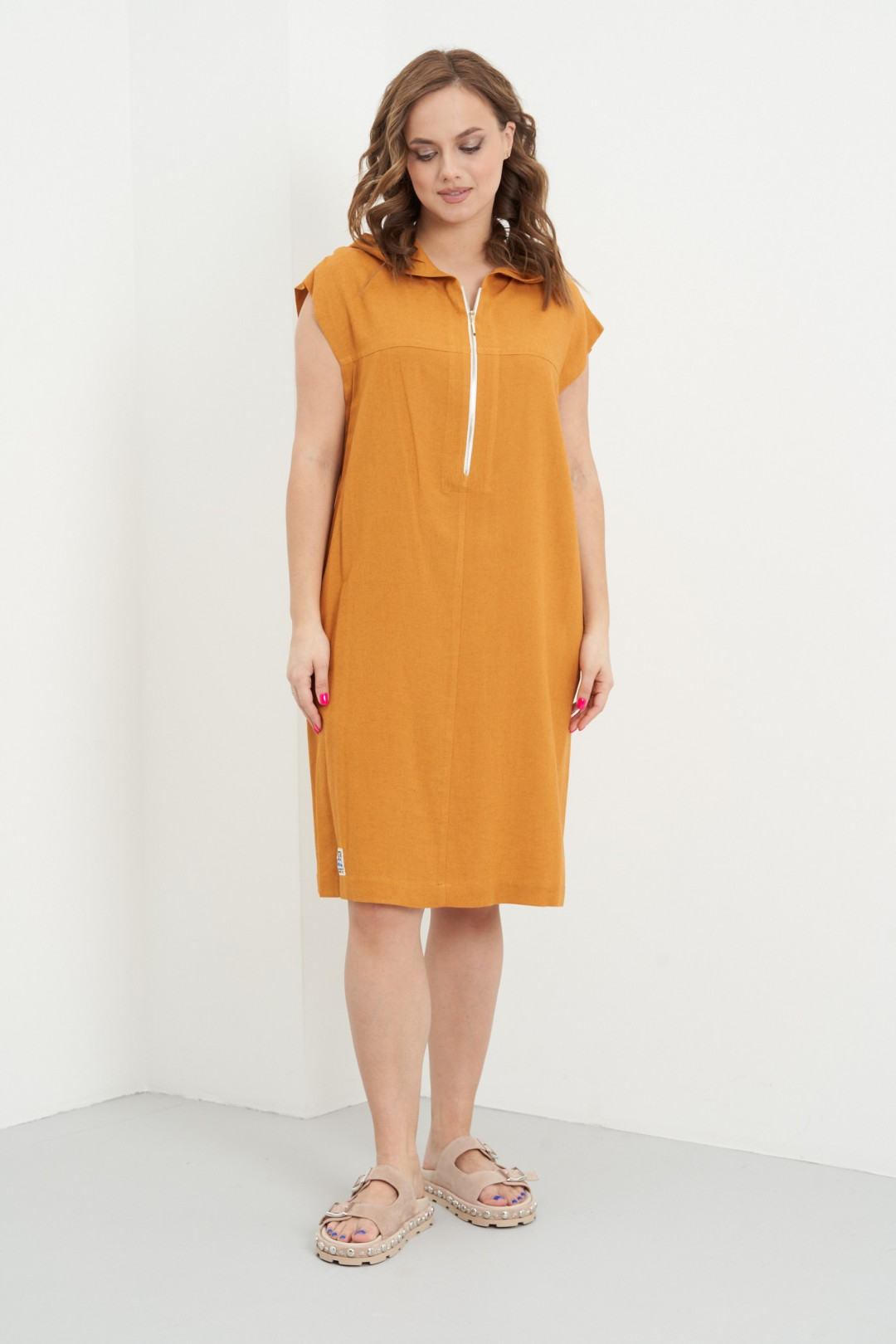 Платье Фантазия Мод 4284 оранжевый