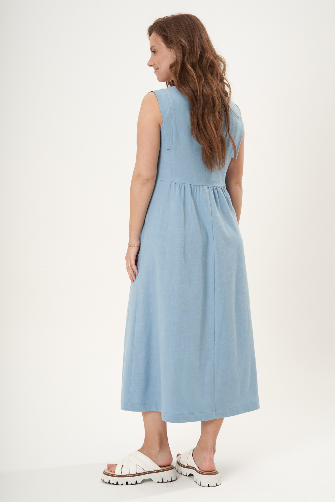 Платье Фантазия Мод 4523 голубой