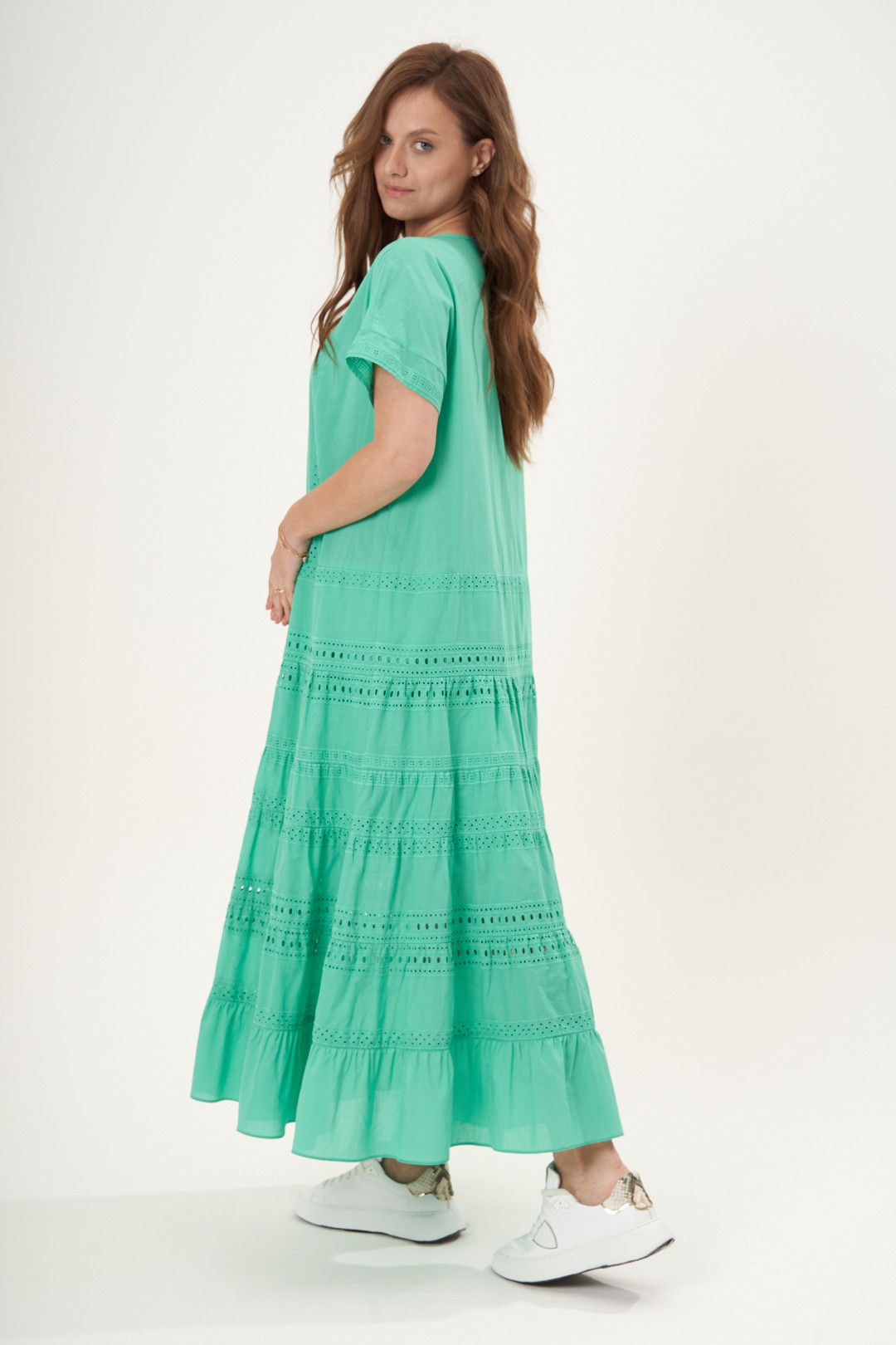 Платье Фантазия Мод 4530 зеленый