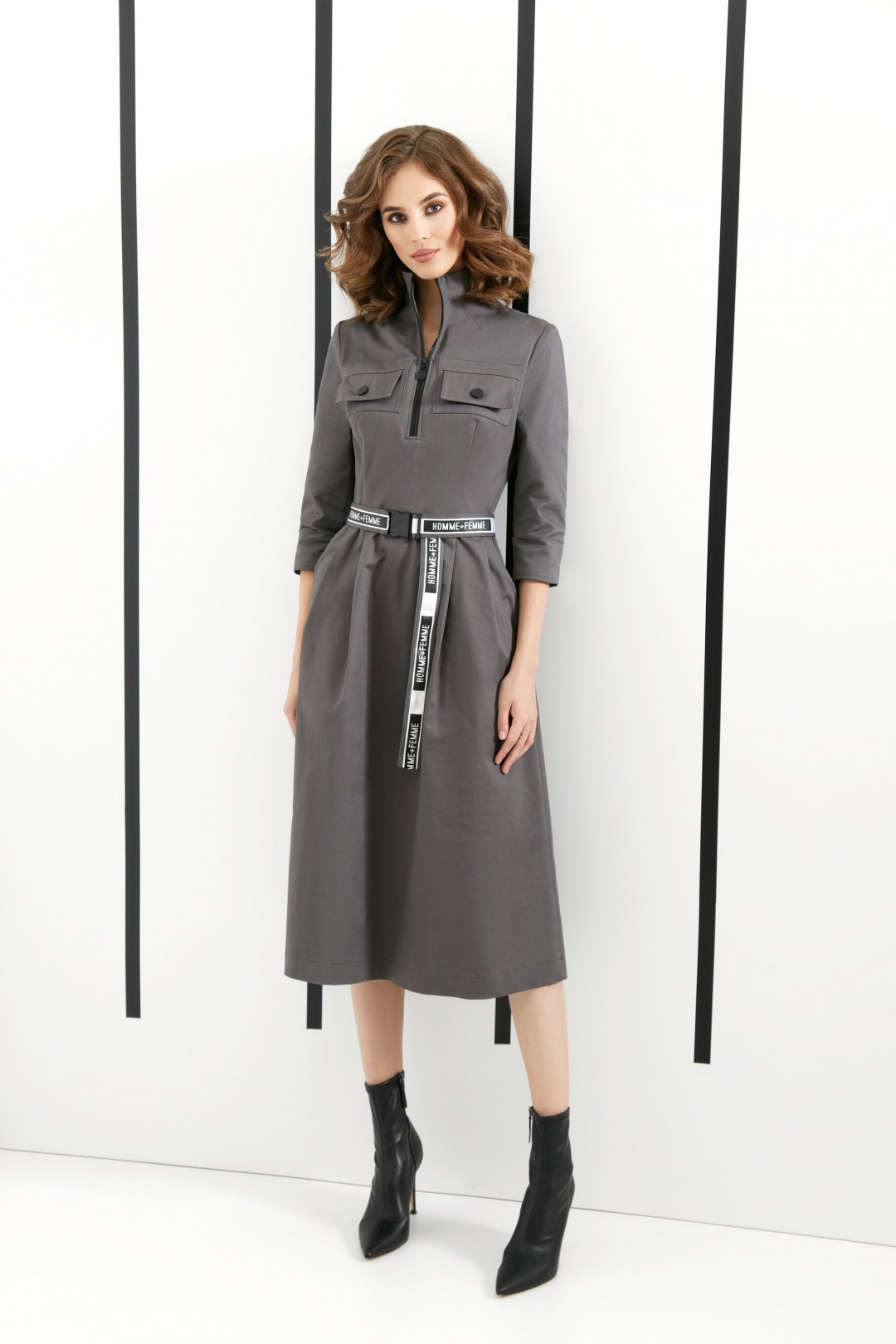 Платье Fashion Lux (DEESSES) 0403 серый