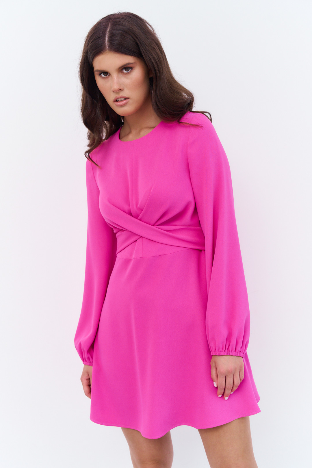 Платье FLAIM BRAND 1014.02 розовый