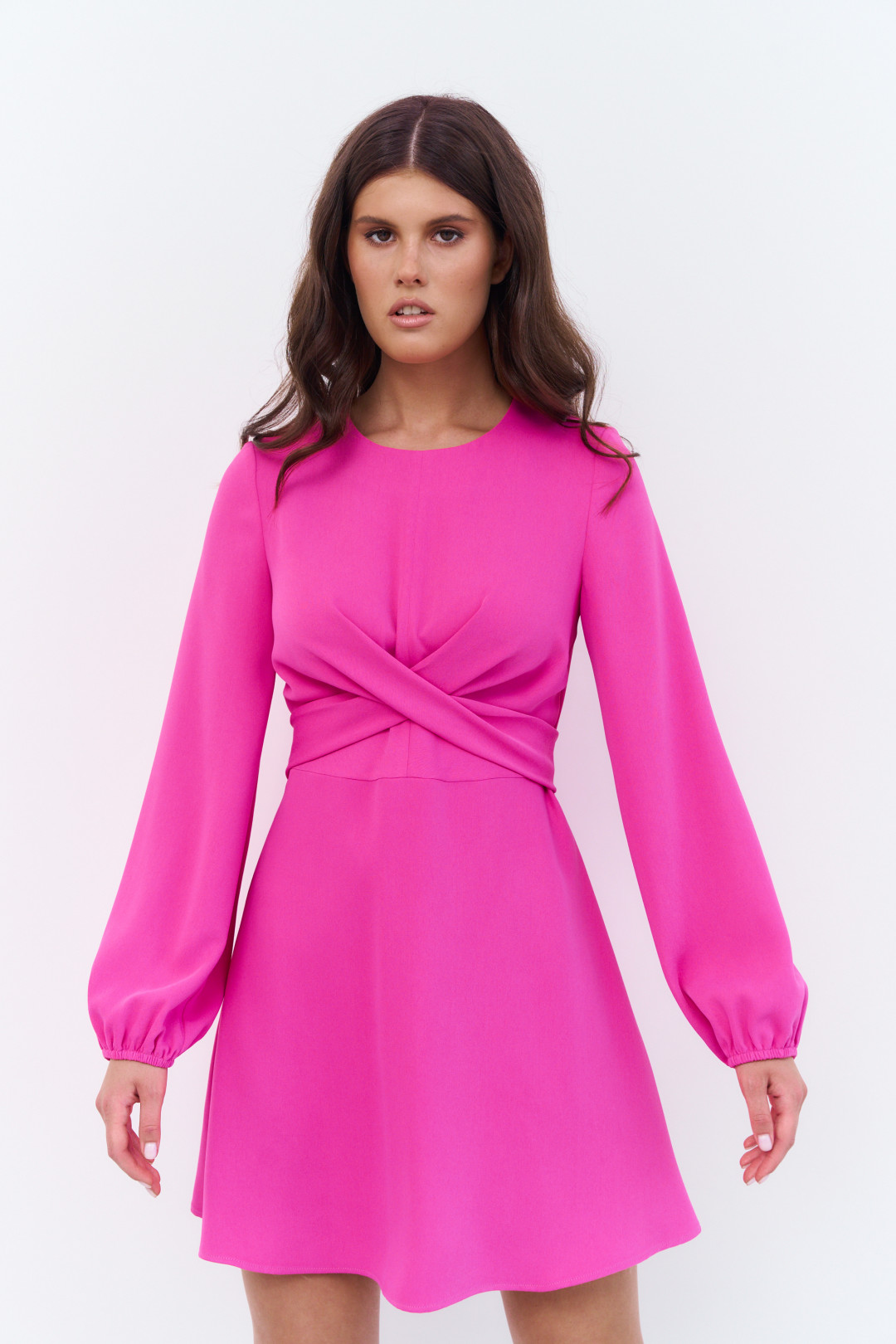 Платье FLAIM BRAND 1014.02 розовый