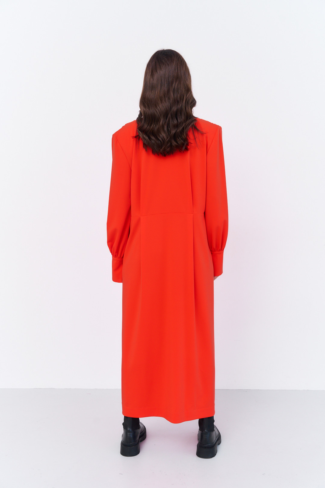 Платье FLAIM BRAND 1015 оранжевый