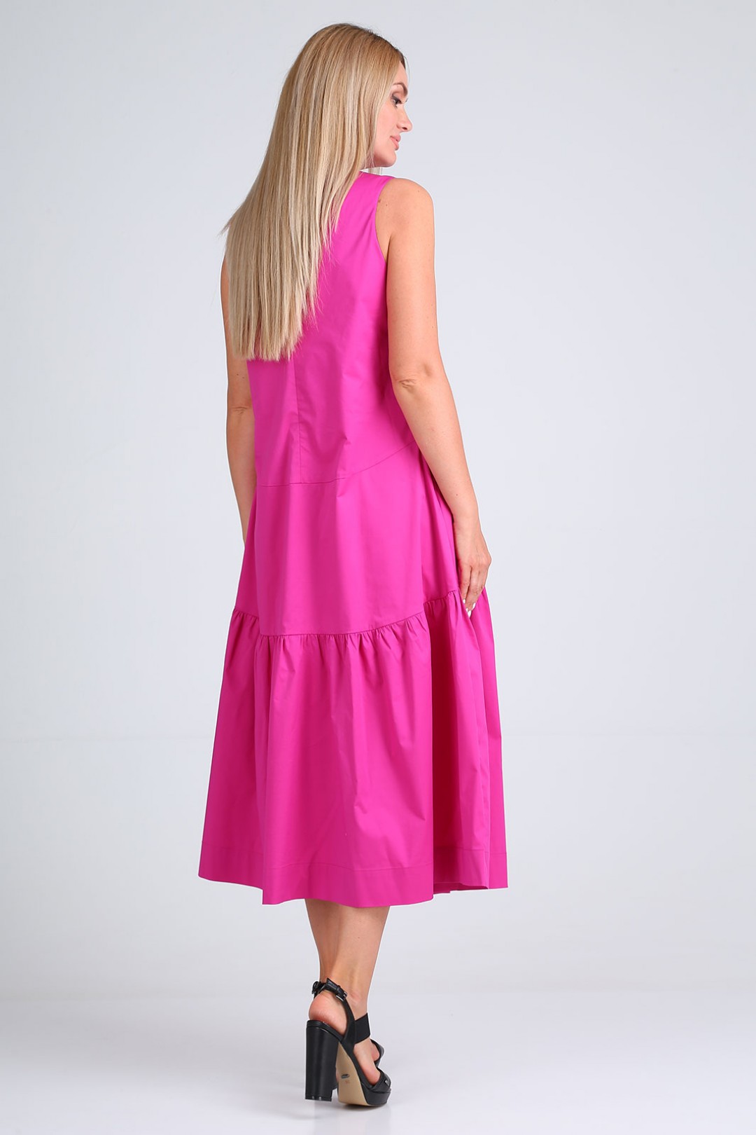 Платье FloVia 4084 розово-фиолетовый