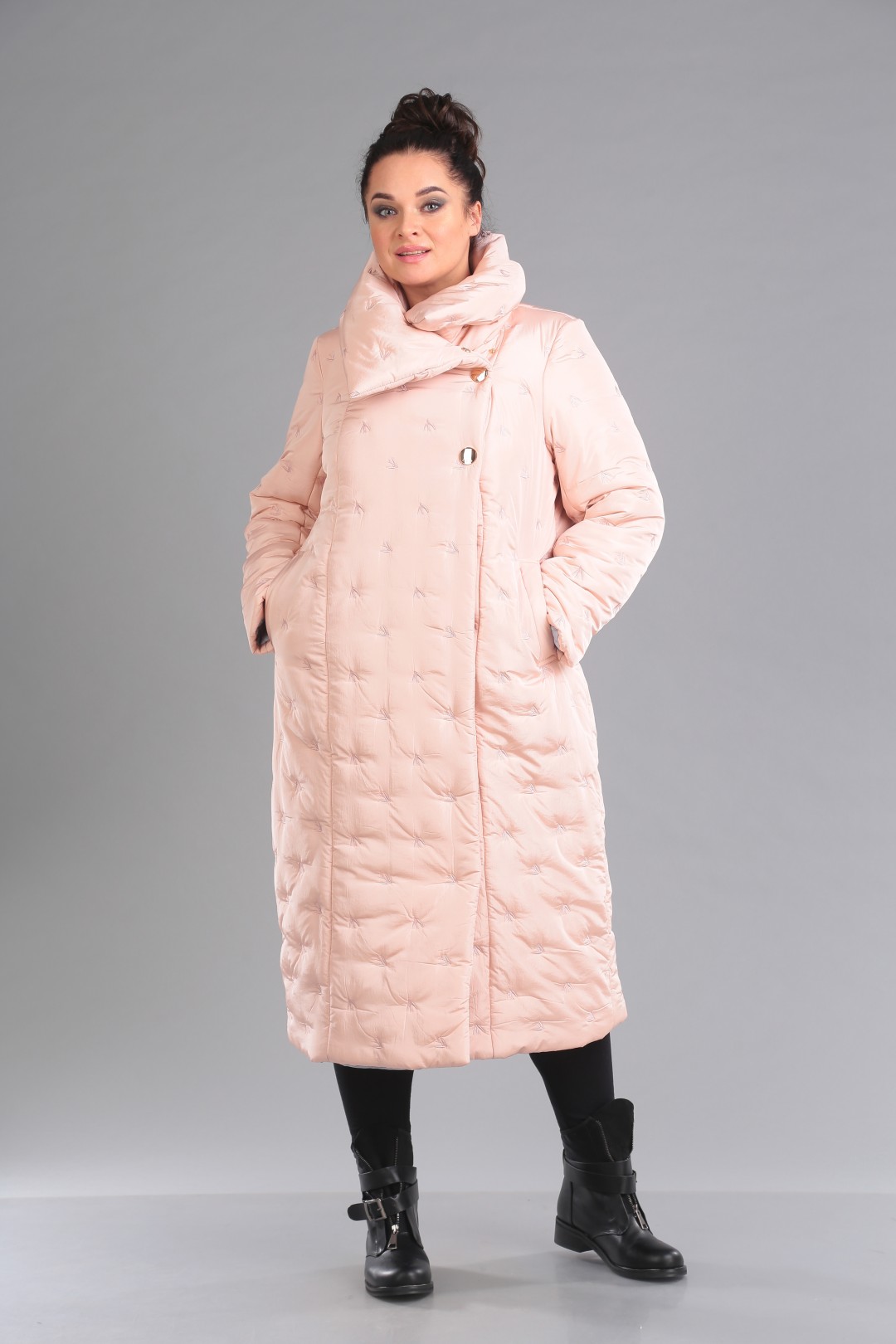 Пальто Foxy Fox 035 розовый