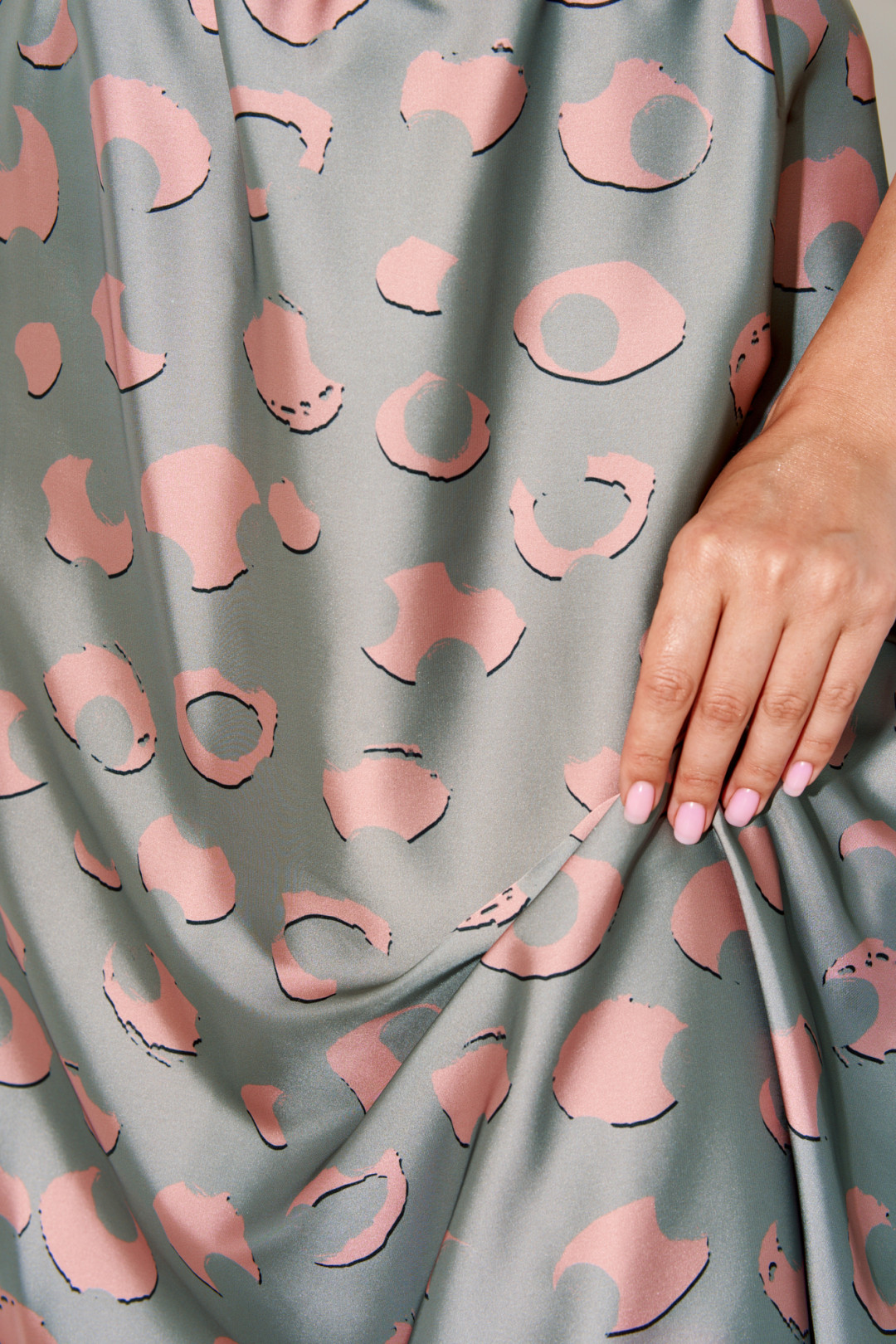 Платье Foxy Fox 1474 серо-розовый