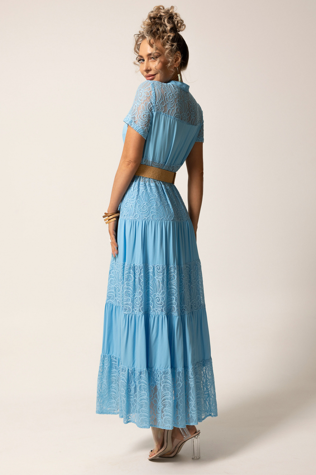 Платье Golden Valley 4917-1 голубой