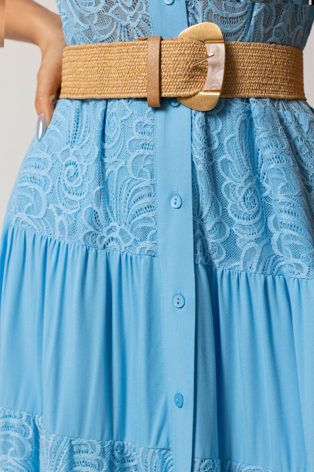 Платье Golden Valley 4917-1 голубой