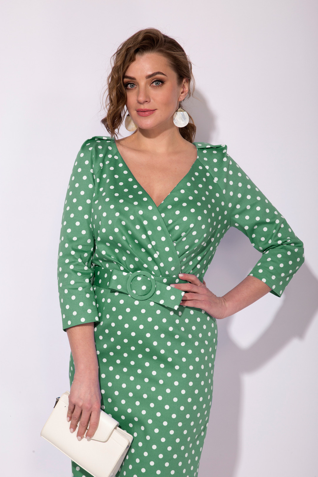 Платье INPOINT 061 сочный зеленый