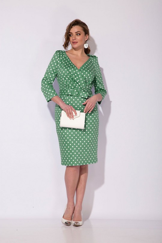 Платье INPOINT 061 сочный зеленый