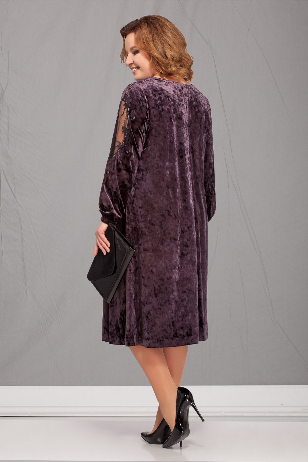 Платье Ивелта плюс 1619 фиолет