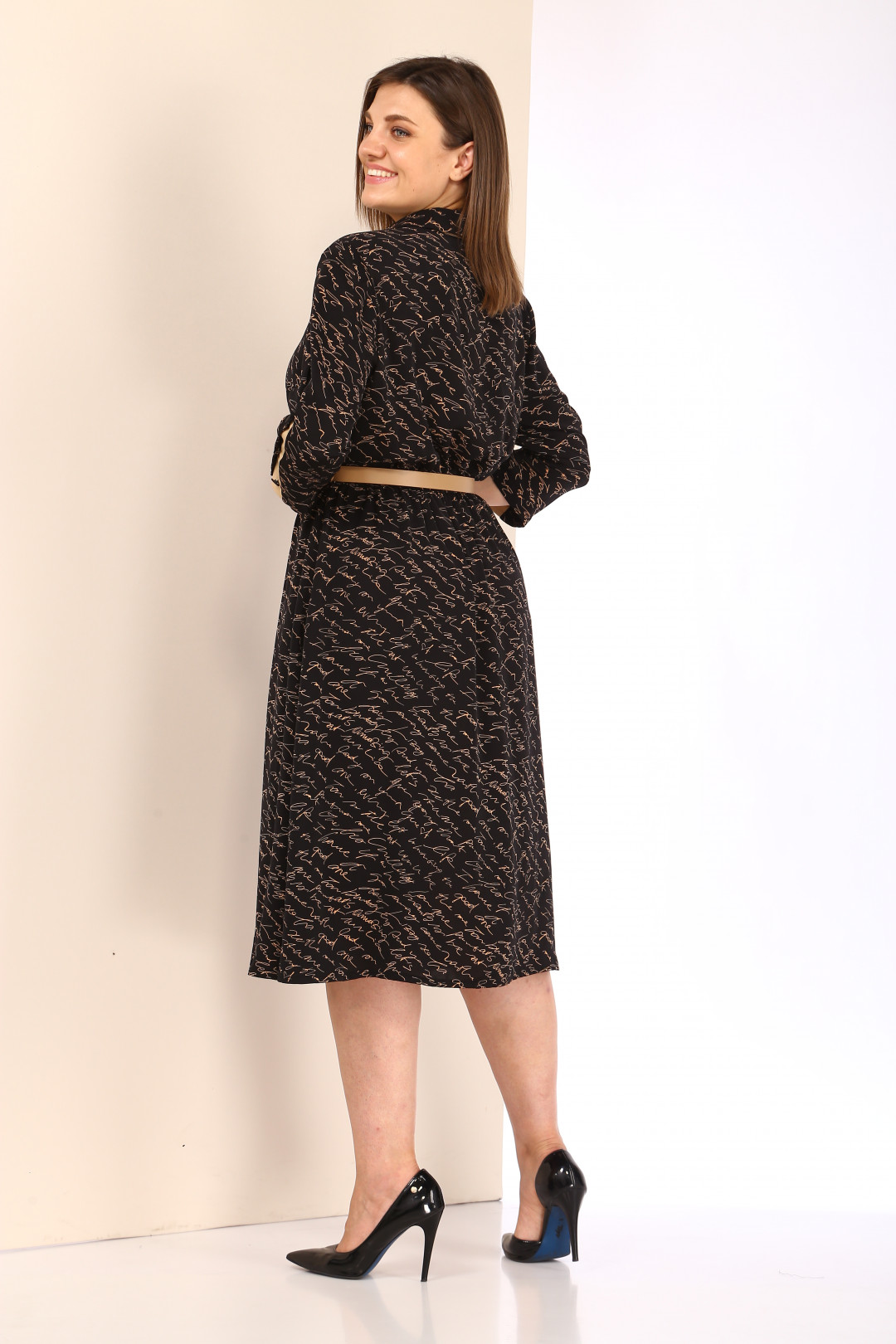 Платье Карина Делюкс М-9909-1 черный