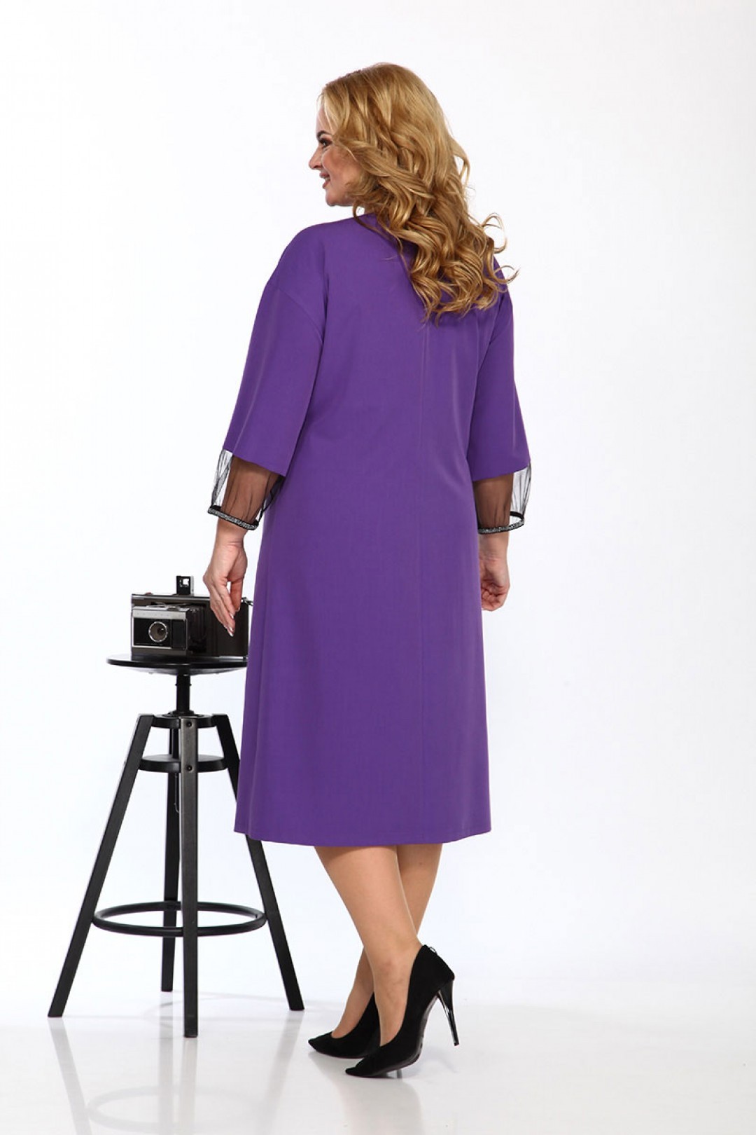 Платье Карина Делюкс М-9932 фиолетовый