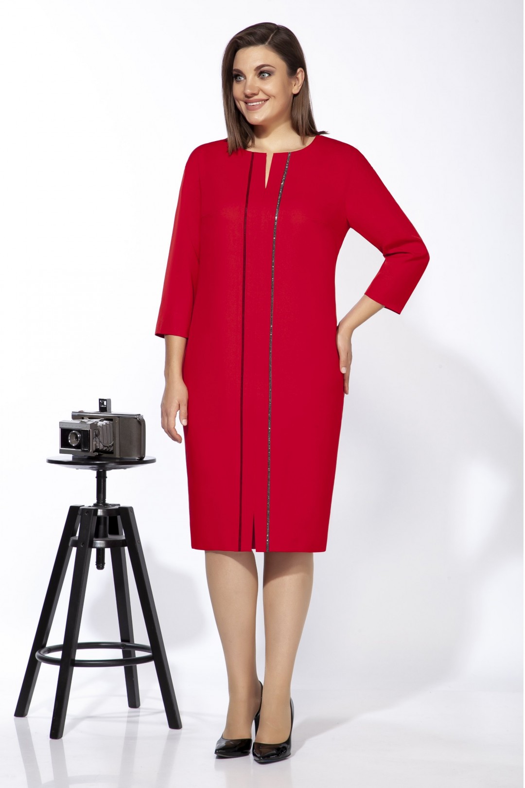 Платье Карина Делюкс М-9938 красный