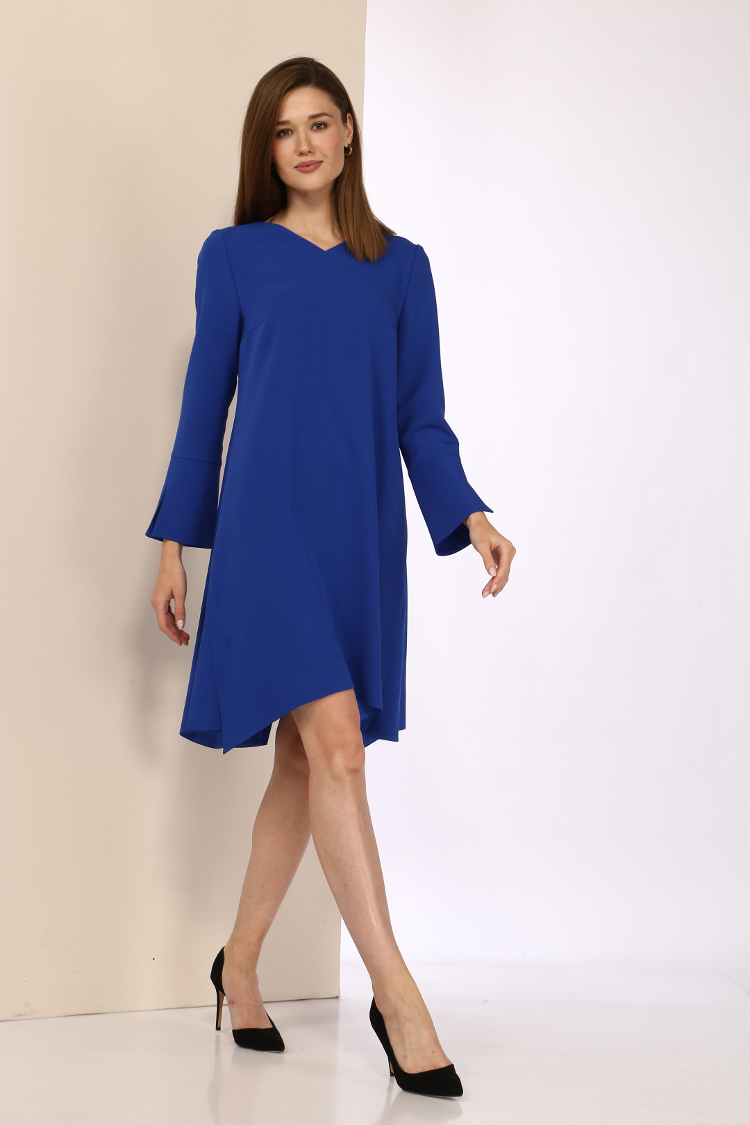 Платье Карина Делюкс В-101-1 синий