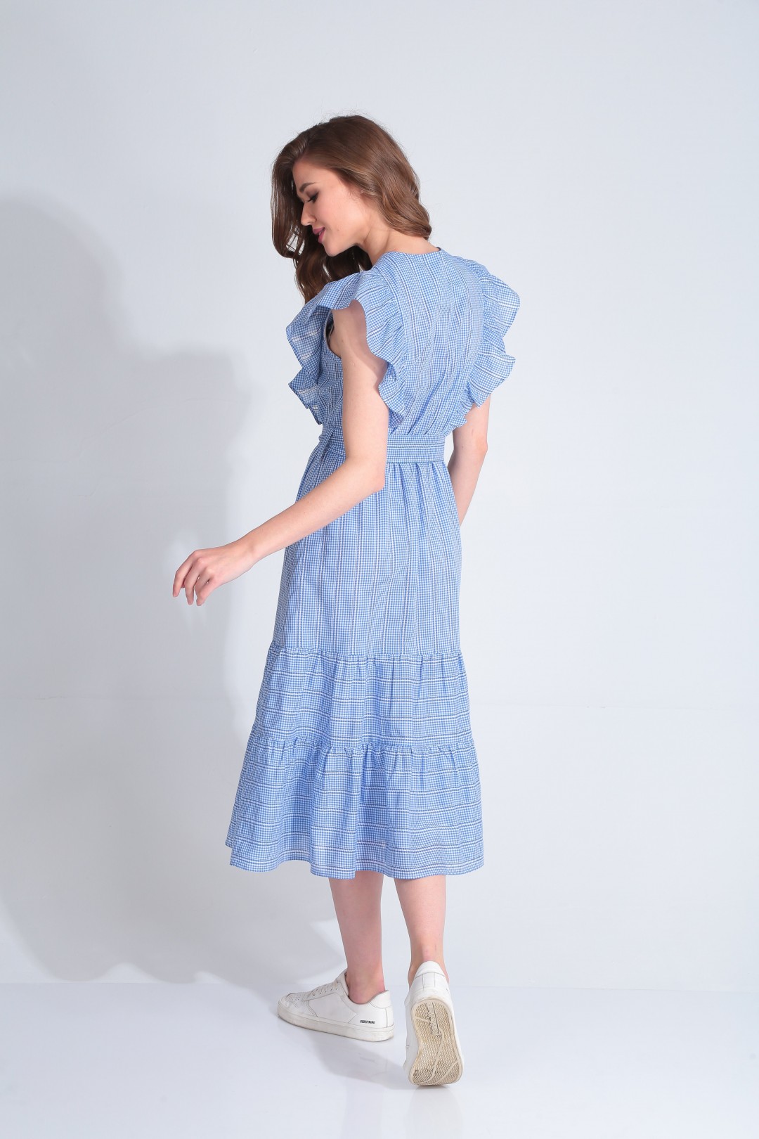 Платье Карина Делюкс В-279 голубой