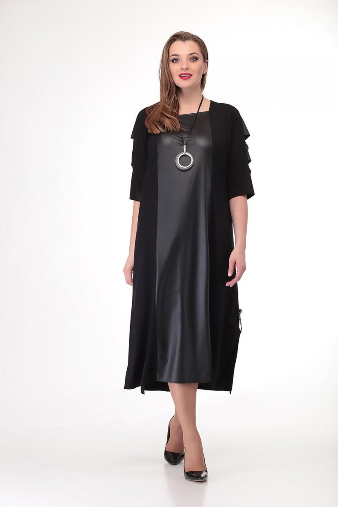 Платье Карина Делюкс В-280 черный