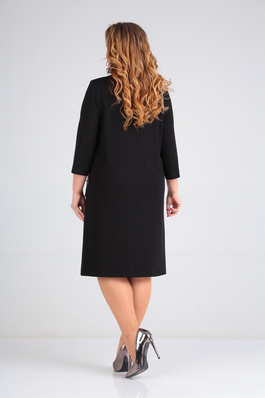 Платье Карина Делюкс В-349 черный