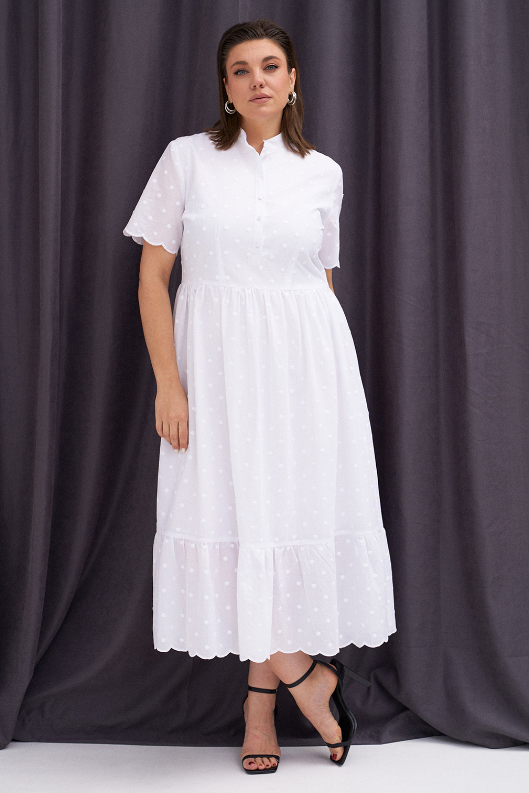 Платье KaVari 1087 белый